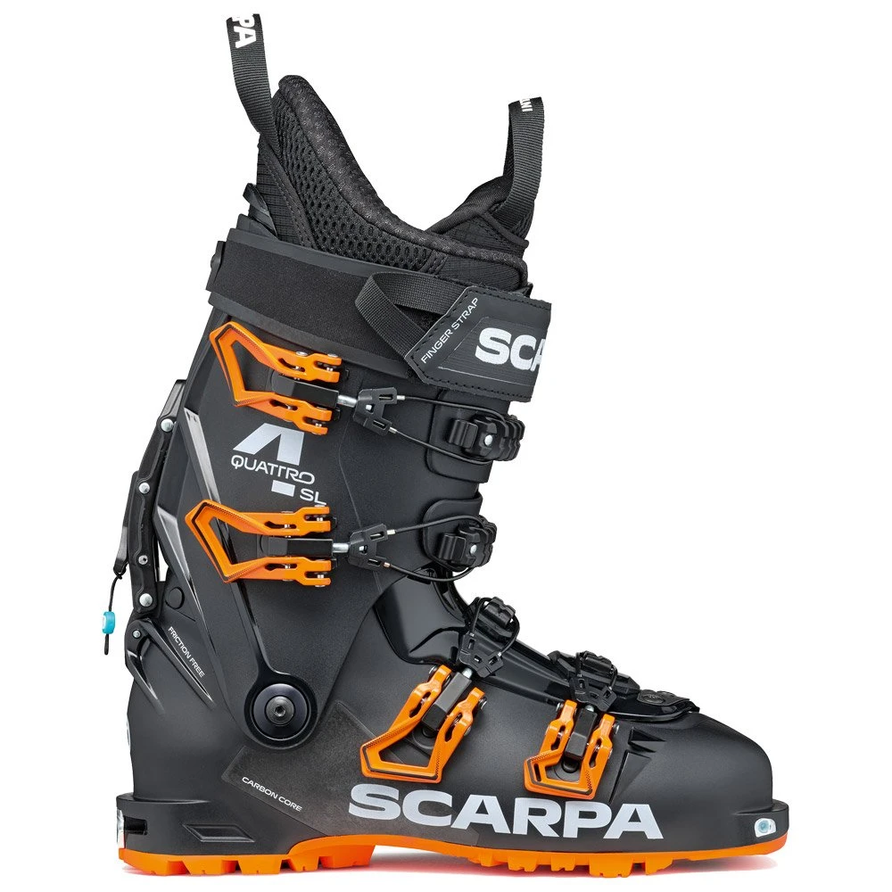 Chaussures De Ski Randonnée Scarpa 4-Quattro Sl Black Orange 3 Chaussures De Ski Randonnée Scarpa 4-Quattro Sl Black Orange