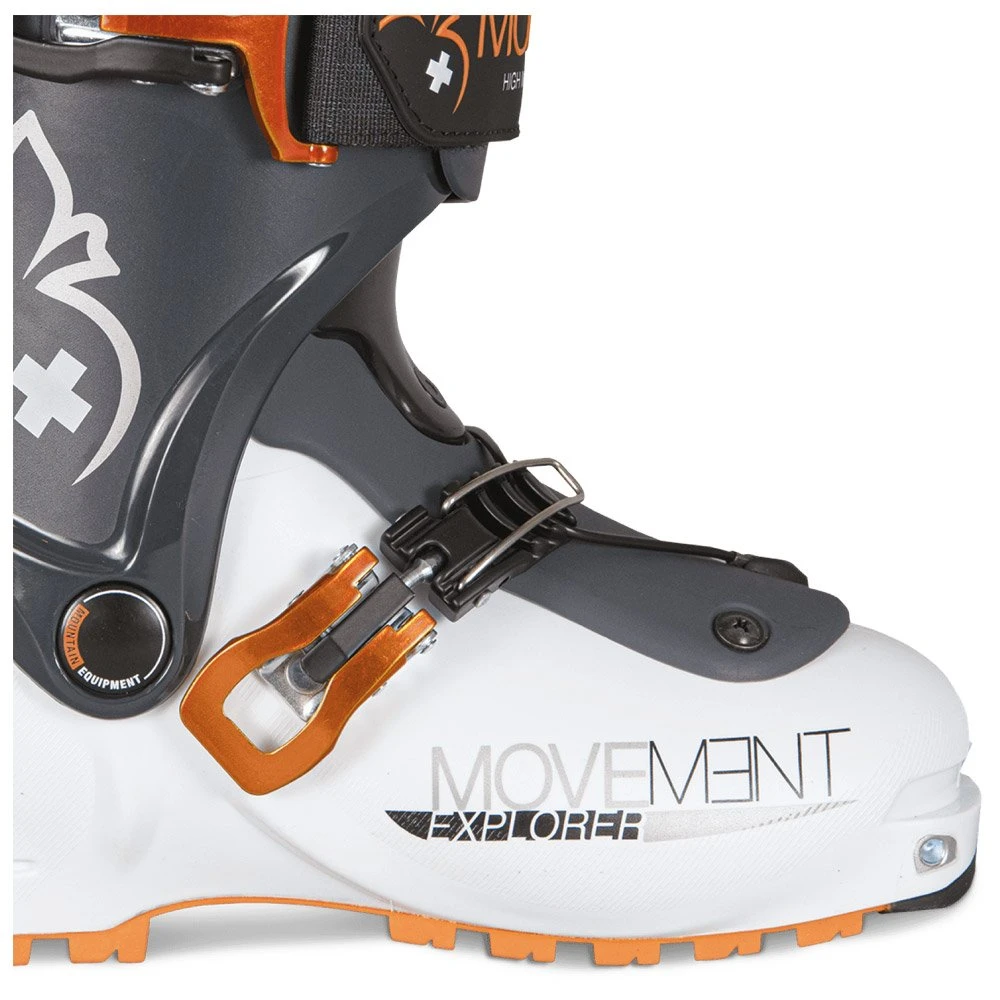 Chaussures De Ski Randonnée Movement Explorer Junior Ultralon White Grey Orange 4 Chaussures De Ski Randonnée Movement Explorer Junior Ultralon White Grey Orange – Image 2