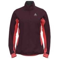Veste Nordique Odlo Brensholmen Wmn Jkt Siesta/Winetasting