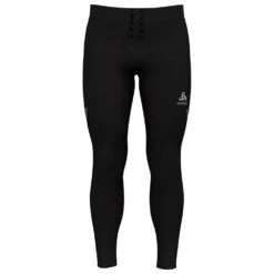 Pantalon Nordique Odlo Ceramiwarm Tights Black Odlo Concrete Grey