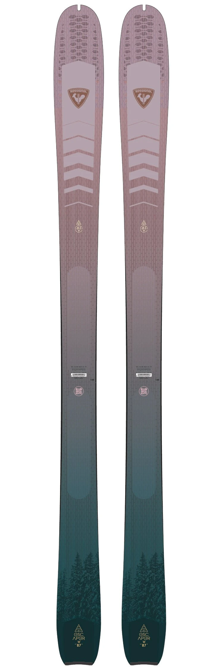 Ski Rossignol Escaper W 87 3 Ski Rossignol Escaper W 87