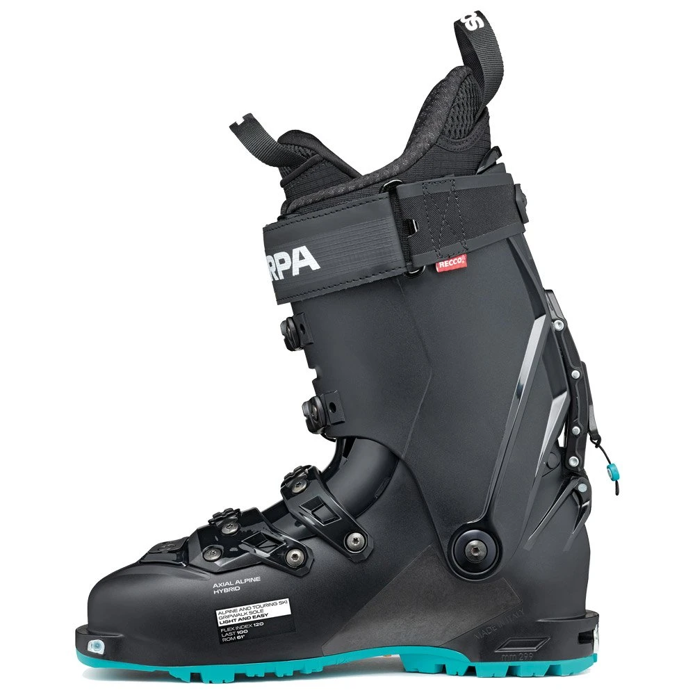 Chaussures De Ski Randonnée Scarpa 4-Quattro Sl Wmn Black Lagoon 4 Chaussures De Ski Randonnée Scarpa 4-Quattro Sl Wmn Black Lagoon – Image 2