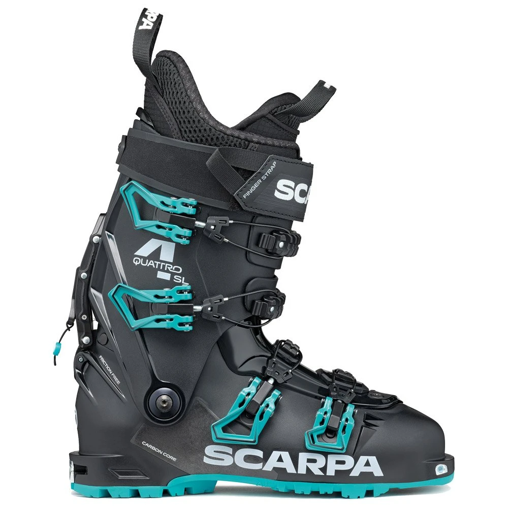 Chaussures De Ski Randonnée Scarpa 4-Quattro Sl Wmn Black Lagoon 3 Chaussures De Ski Randonnée Scarpa 4-Quattro Sl Wmn Black Lagoon