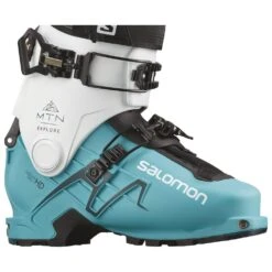 Chaussures De Ski Randonnée Salomon Mtn Explore W White Blue Blue -Ski Équipement Boutique fc7239db8577785bb5d5355186604d3f5bb2406d VH20SALOCHA028 1
